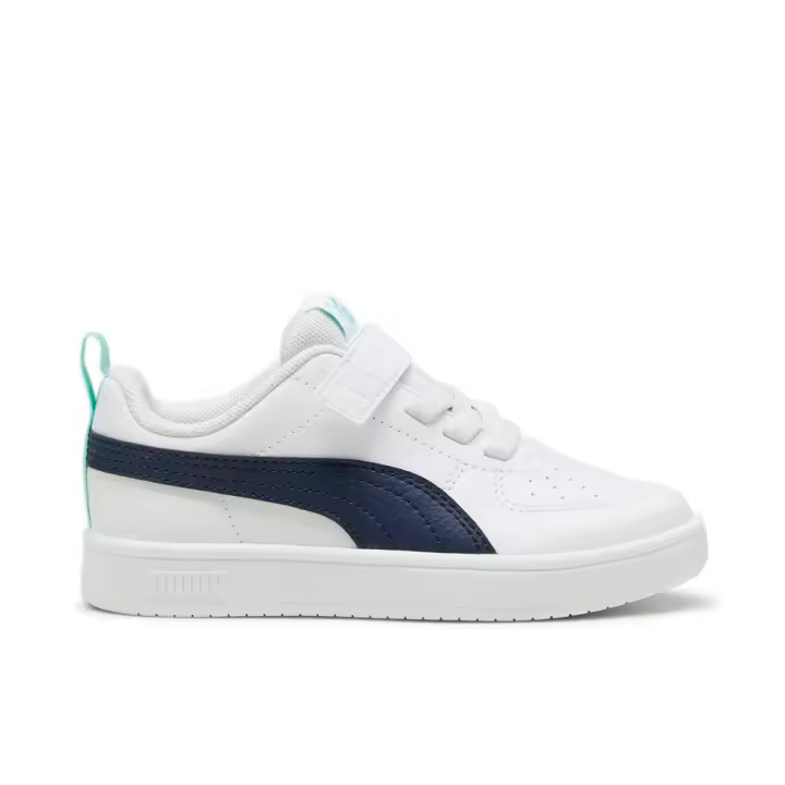 ZAPATILLAS SIN CORDONES NIÑOS PUMA RICKIE VELCRO BLANCO-2.5 (UK) 35 (EUR) - 1