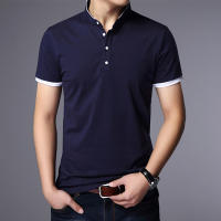 Camiseta Polo Hombre Verano Moda Algodón Transpirable Cuello Erguido Manga Corta Estilo Coreano Cómodo Casual Unisex - details 7