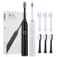 Cepillo De Dientes Eléctrico Sonic Con Vibración Dental Limpiador Blanqueador USB Recargable Cuidado Oral Para Adultos Cerdas Suaves 15000 Vibraciones Por Minute - details 0