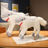 Juguete De Peluche Kawaii 50cm Caballo Delfín Transformado Suave Almohada De Animal Dibujos Animados Regalo De Navidad Para Niños - details 7