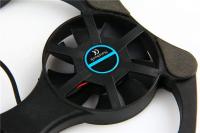 Almohadilla De Enfriamiento Para Portátil Plegable Con Doble Ventilador Mini Octopus Para Portátiles De 7-15 Pulgadas Color Negro - details 4