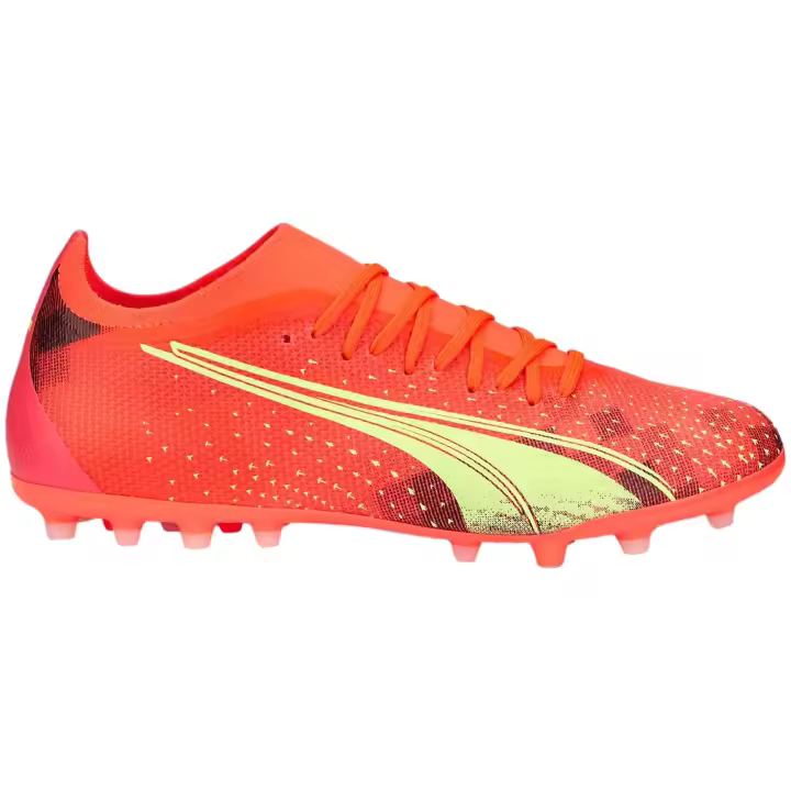 Botas de Futbol Puma Ultra Match para hombre en color naranja - 1