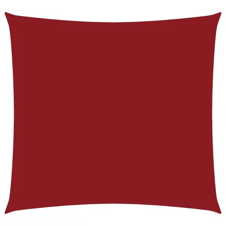 Toldo de Vela Cuadrada lienzo Oxford Rojo 3x3m - 1