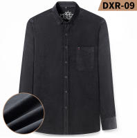 Camisa Larga De Manga Para Hombre Algodón Puro Corduroy Retro Resistente a Rasguños Y Desgaste Ropa Casual Social Diaria - details 13