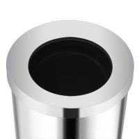 vidaXL Cubo de basura para hotel de acero inoxidable 32 L - details 4