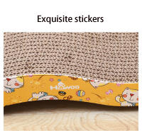 Juguete Para Gatos Placa De Afilado De Uñas De Cartón Corrugado Resistentes Al Desgaste Para Sofá Almohada Y Cama De Gatos - details 2