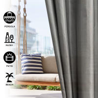 2PCS Cortina Exterior Impermeable Y UV-Prueba Para Jardín Adecuada Para Gazebo Instalación En Techo Material De Poliéster Clásico Estilo - details 3