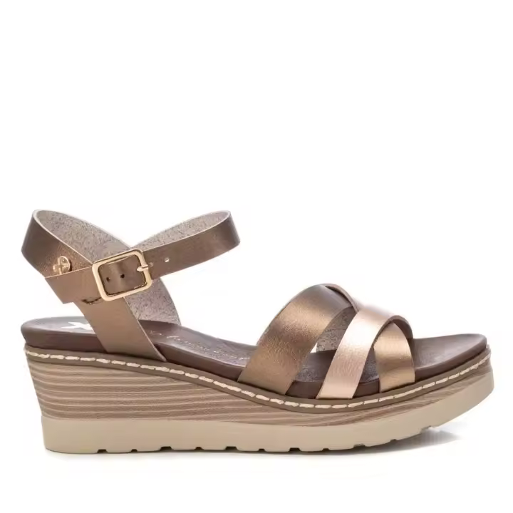 Xti Sandalias De Cuña 142853 Dorado - 1