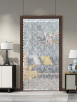 Cortina De Encaje Elegante Y Romántica En Blanco Con Rodillo Europeo Para Dormitorio Y Ventana Del Salón 100% Poliéster Translúcida - details 0