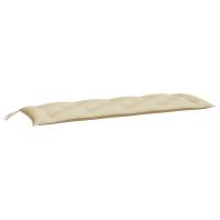 vidaXL Cojín de banco de jardín tela Oxford 150x50x7 cm Color Blanco crema,  Beige,  Azul y mas Cojín Decorativo de Asiento Cojines de muebles de salon - details 1