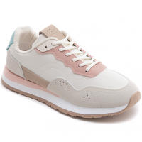 Zapatillas deportivas mujer blancas combinadas, Sneakers Casuales Mujer, Zapatillas Blancas Multicolor - details 2
