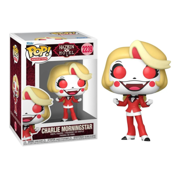 FUNKO POP! HAZBIN HOTEL - CHARLIE, 90415, Nº 2239, TIENDA CON LICENCIA OFICIAL, ENVIO EN 24-48 HORAS EN PENÍNSULA, FIGURA, CABEZÓN, MUÑECO, JUGUETES, ANIMACION, MUSICA, PRINCESA DEL INFIERNO