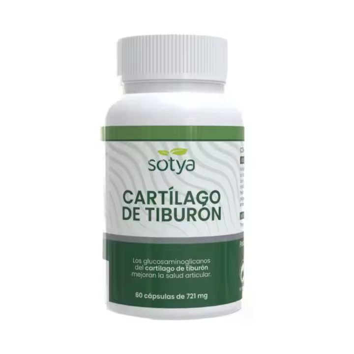 Cartílago De Tiburón 721 mg 60 Cápsulas Sotya - 1