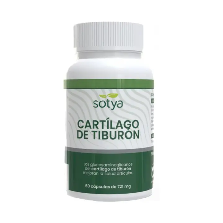 Cartílago De Tiburón 721 mg 60 Cápsulas Sotya - 1