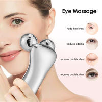 Rodillo facial, instrumento de belleza inteligente EMS, 12 modos, 9 velocidades, pulso 4D, instrumento de adelgazamiento facial, masajeador facial en V - details 3