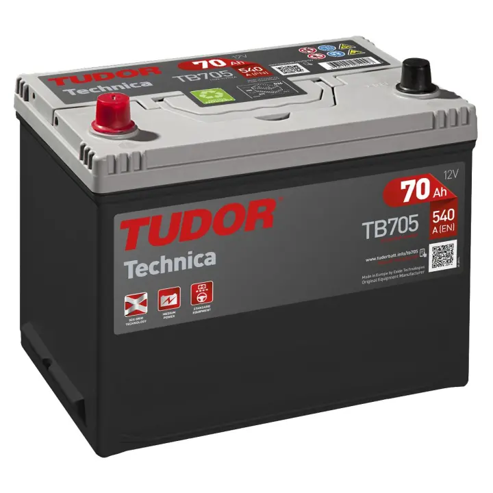 Batería Tudor TB705 70.1 D23R - Alta Calidad - 1