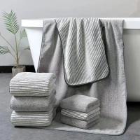Toalla De Baño Gruesa Y Absorbente Suave Para Rostro Para El Hogar Tela Tejida Corta En 5-10 Segundos Material Poliéster/Celulosa Forma Rectangular Estilo Jacquard Impresión No Desechable - details 2