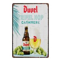 Cartel De Cerveza Belga Vintage En Metal Para Decoración De Cocina Bar Restaurante Cueva Del Hombre Y Sala De Música Arte Retro Para Pared Del Hogar - details 3