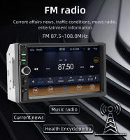 Reproductor De Coche BQCC 7'' MP5 Con Pantalla Táctil Android AUTO CarPlay BT AUX Luz Colorida Radio FM F7018C Para Vehículos - details 9