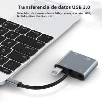 Adaptador Multiuso Tipo-C a HDMI VGA Thunderbolt 3 Convertidor Rápido a 4K 1080P Para MacBook Cable Digital AV Compatible USB C - details 5