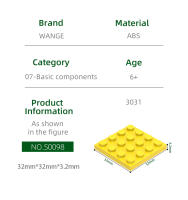 Bloques De Construcción Compatible Con Bloques De Ladrillo Wange 44Pcs 3031 4x4 Para Niños Juguetes Educativos DIY Regalo Caja - details 1