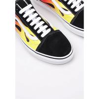 Vans Flame Old Skool Deportivas Planas Hombre Negro - details 1