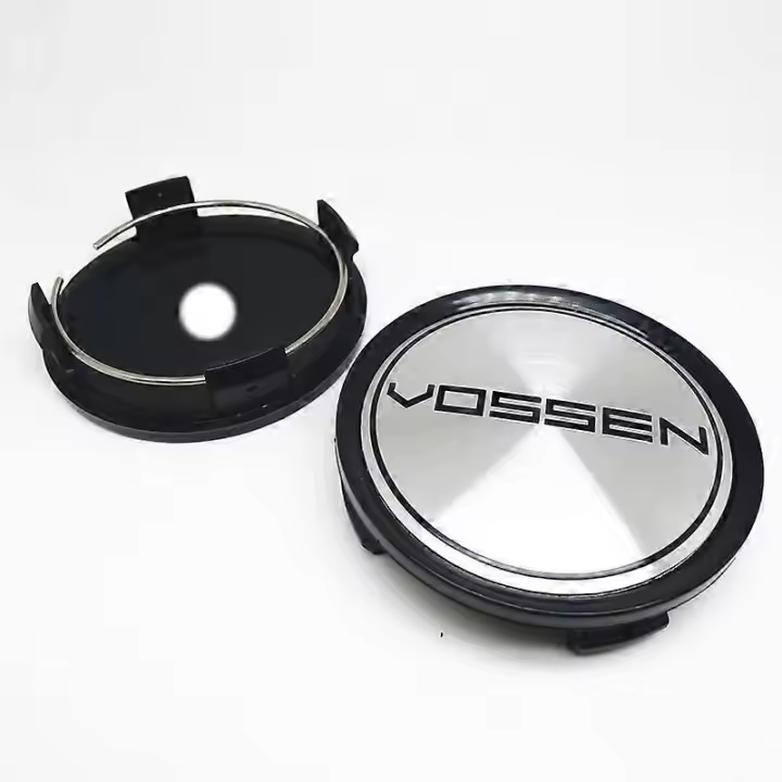 4 piezas 75mm 70mm Vossen Wheel Center Hub Caps tapacubos Llantas de coche Insignia de la cubierta a prueba de polvo - 1