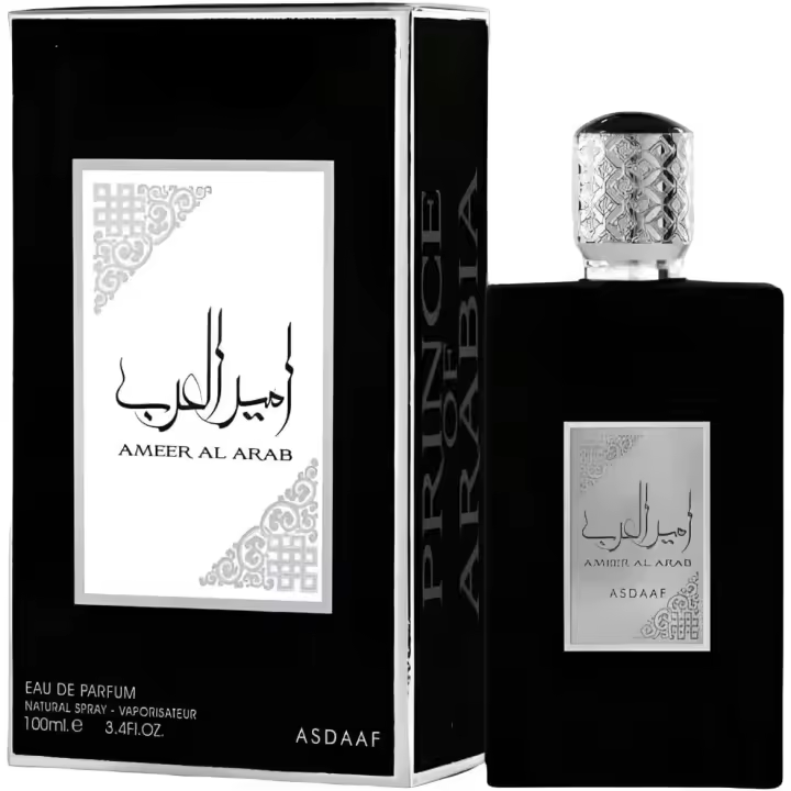 Ameer Al Arab Prince of Arabia Perfume Árabe Para Hombre 100ml - Perfume de Asdaaf Ameer Al Arab Fragancia de Jazmín, Cardamomo y Sándalo - 1