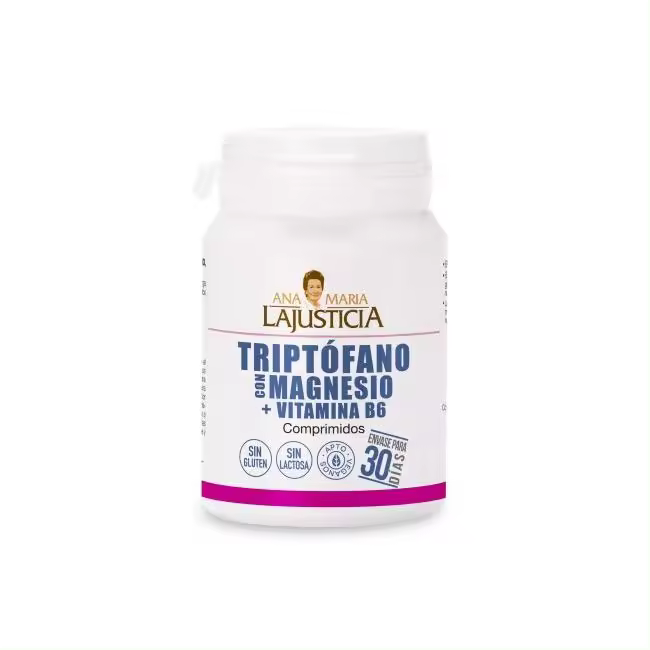 Triptófano con Magnesio + Vitamina B6 60 comp Ana Maria Lajusticia - 1