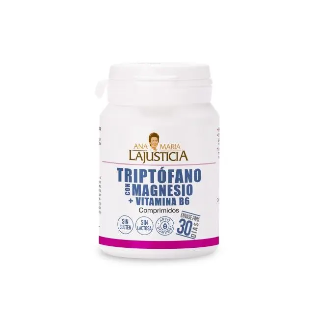 Triptófano con Magnesio + Vitamina B6 60 comp Ana Maria Lajusticia - 1