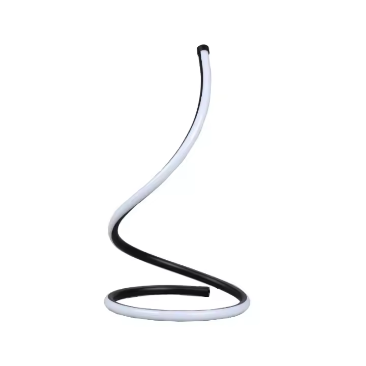 Lámpara De Mesa Nórdica LED Moderna En Acrílico Y Metal Para Lectura Y Decoración De Habitación Dormitorio Sala De Estar Estudio Luz Nocturna - 1