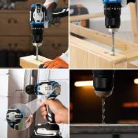 Destornillador inalámbrico de 31 piezas, Brushless taladro eléctrico recargable 70N · M, 2 velocidades, rpm, herramientas multifuncionales, taladro de impacto para batería Makita - details 5