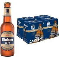 MAHOU SIN TOSTADA 0.0% Cerveza sin alcohol - 4x Pack 6 botellas cristal  250ml - Total 24 botellas - details 0