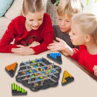 Juego De Estrategia Geométrica Con Cadena Tablero De Ajedrez Desafío Mental Juguete Triggle Para Niños Adultos Y Familias En Fiestas - details 0