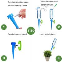 Sistema De Riego Por Derrame Automático 48pcs Kit De Rociador Para Plantas Inserto De Autorelleno Para Macetas Jardín - details 3