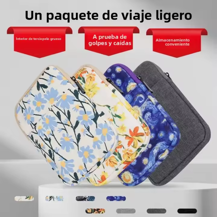  Funda Protectora Universal Para Lector Kindle/Boox/Kobo 6-7" Funda De Algodón Acolchada Para Amazon Kindle Paperwhite 12ª/11ª Generación - 1