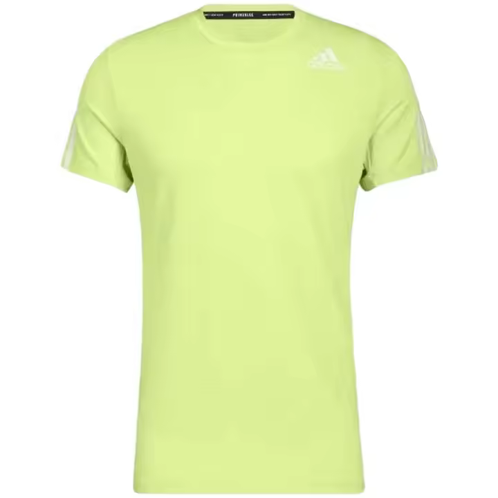 Camiseta de Manga Corta Adidas Aero 3 Stripes Pb para hombre en color verde - 1