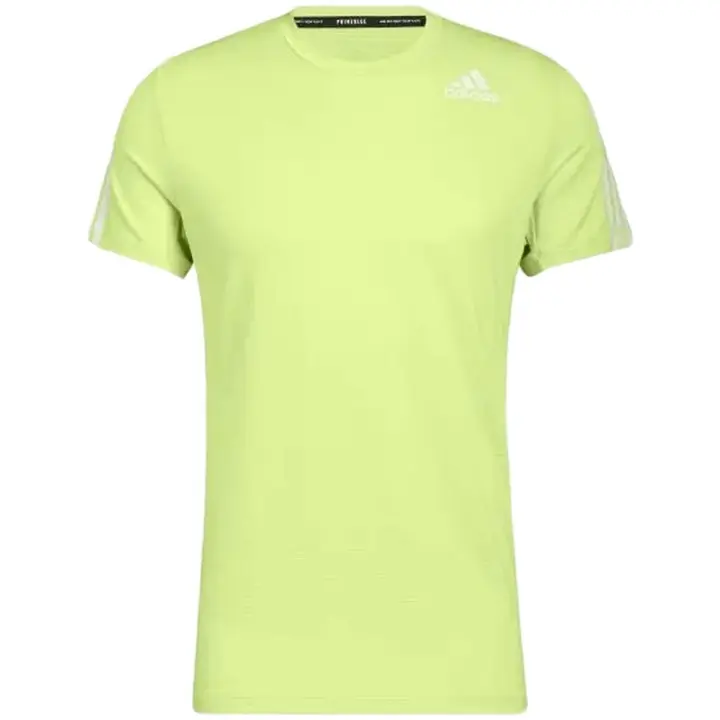 Camiseta de Manga Corta Adidas Aero 3 Stripes Pb para hombre en color verde - 1