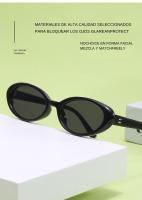 Gafas De Sol Ovaladas Pequeñas Para Mujeres Moda Nueva Retro Coloridas Protección UV400 Anteojos De Sol Para Ocasiones Casuales - details 0