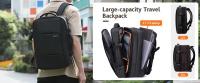 Mochila Heroic Knight Para Hombres Y Mujeres Impermeable Con Capacidad Grande Para Viajes Y Deportes Con Compartimento Para Portátil De 15.6 Pulgadas Material Oxford - details 1