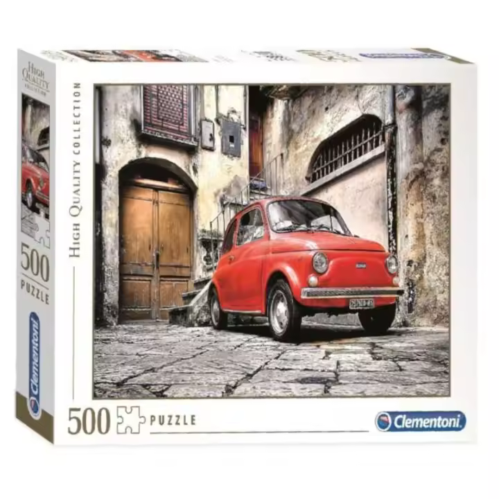 Puzzle 500 piezas Fiat Cinquecento Clementoni - 1