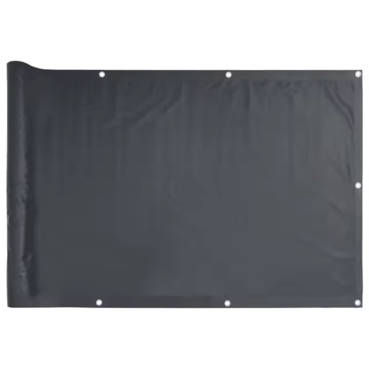 vidaXL Pantalla de privacidad de jardín PVC 500x120 cm Color Antracita,  Gris,  Crema y mas Perfecta para plantas y animales, múltiples usos malla para ventilación, seguridad, ventana, jardín - 1