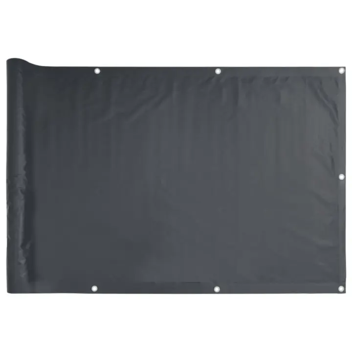 vidaXL Pantalla de privacidad de jardín PVC 500x120 cm Color Antracita,  Gris,  Crema y mas Perfecta para plantas y animales, múltiples usos malla para ventilación, seguridad, ventana, jardín - 1