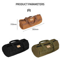 Bolsa De Almacenamiento Para Herramientas De Instalación De Tienda De Campaña Herramienta De Tapa De Tienda De Aluminio Y Largo De Acero Inoxidable Para Exteriores - details 6