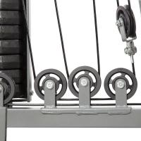 MULTIGIMNASIO COMPLETO ALTA CALIDAD CON 90 KG PILAS DE PESO HMS PRO TYTAN 10 - details 0