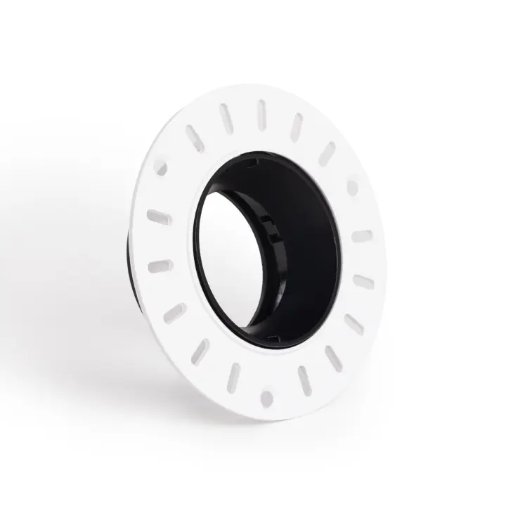 Ledkia Aro Downlight Circular Basculante Integración Escayola/Pladur para Bombilla LED GU10 / GU5.3 Corte Ø70 mm Suefix Blanco - 1