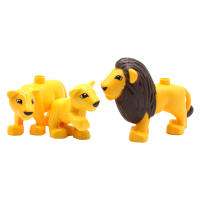 Bloques De Construcción Grandes Animales Y Dinosaurios Conjunto De Zoológico Compatible Con Bloques Duplo Juguetes Para Niños Regalo - details 16