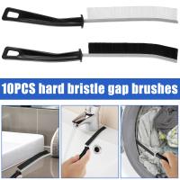 Cepillo De Limpieza Para Espacios Estrechos 10Pcs Cepillo De Níquel Con Cerdas Duraderas Para Limpieza De Ventanas Puertas Rallures De Ducha Y Salas De Baño - details 0