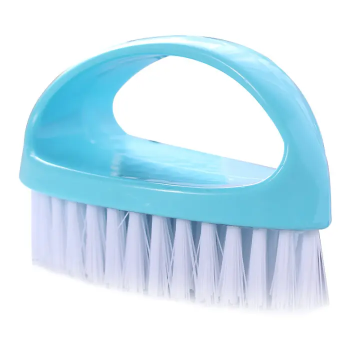 Cepillo De Limpieza Multifuncional Colorido Con Mango Ergonómico Y Pincel Antideslizante Ideal Para Baño Cocina Azulejos Piso - 1