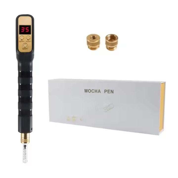 1 kit profesional de inyección de lápiz labial de ácido hialurónico 2, sin necesidad de atomización continua con aguja, rejuvenecimiento de la piel USB para - 1